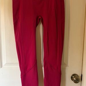 lululemon athletica Bright Pink Athletic Leggings